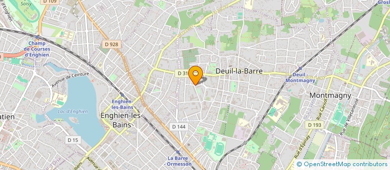 localisation de l'entreprise L'AUDIOVISUEL POUR TOUS à DEUIL-LA-BARRE