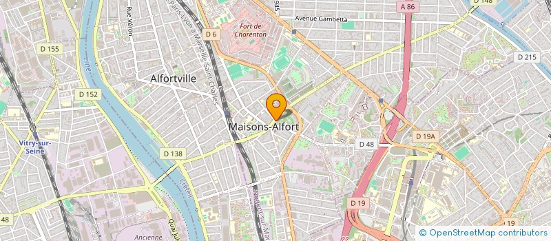 localisation de l'entreprise L'AUDITION DES MAISONNAIS  MAISONS-ALFORT