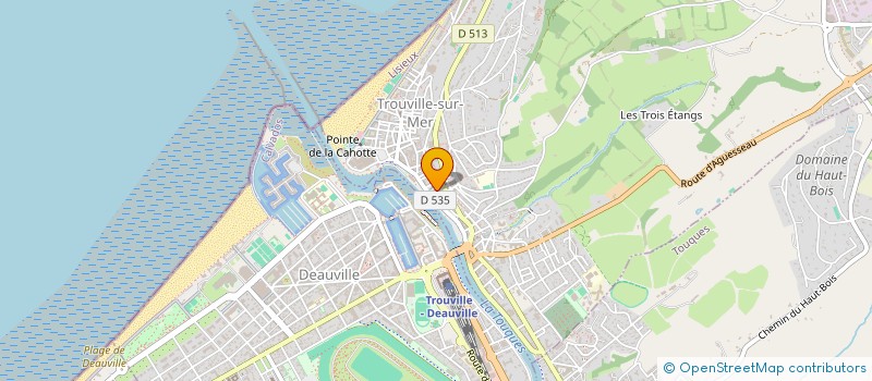 localisation de l'entreprise L'AUGE à TROUVILLE-SUR-MER