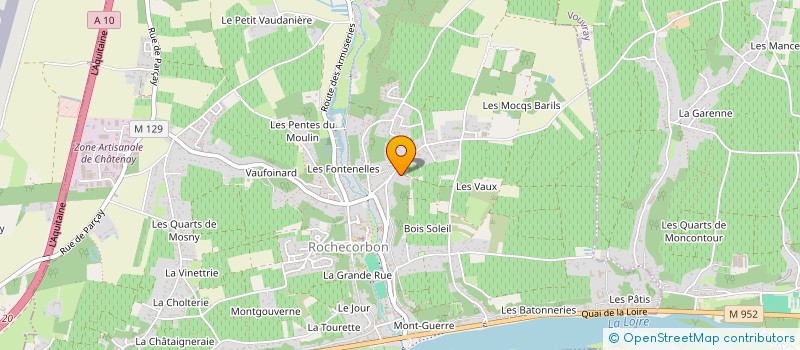 localisation de l'entreprise L'AUGUSTE MIMESIS  ROCHECORBON