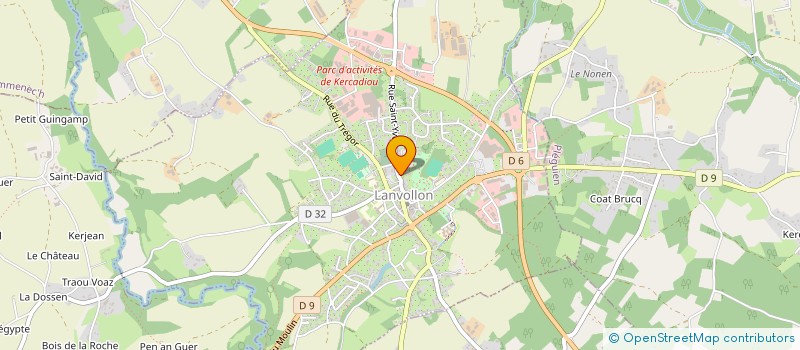 localisation de l'entreprise L'AUGUSTE PIERRE  LANVOLLON