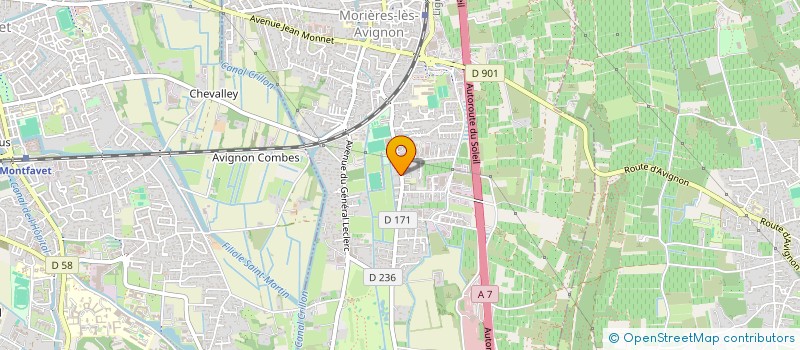 localisation de l'entreprise L'AUGUSTINE  MORIERES-LES-AVIGNON