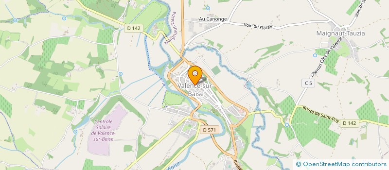 localisation de l'entreprise L'AULOUE  VALENCE-SUR-BAISE