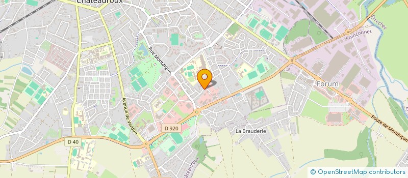 localisation de l'entreprise L'AUMEE à CHATEAUROUX