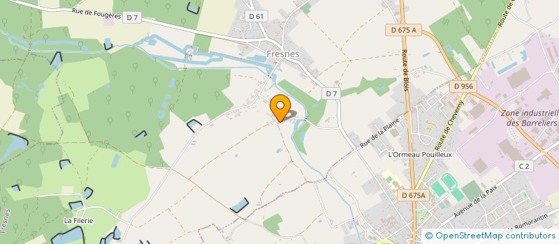 localisation de l'entreprise L'AUNAIE  FRESNES