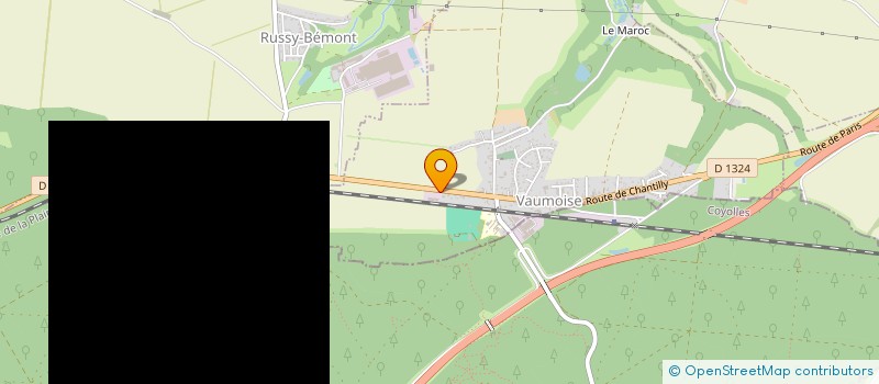 localisation de l'entreprise L'AUNIS  VAUMOISE