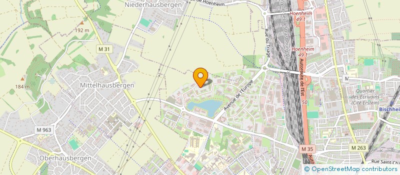 localisation de l'entreprise L'AURA  SCHILTIGHEIM