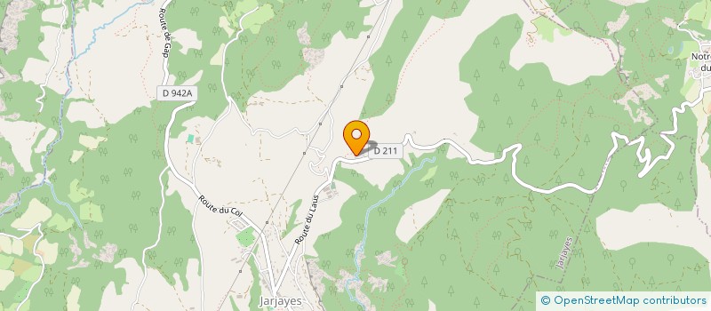 localisation de l'entreprise L'AURA DE LILA  JARJAYES