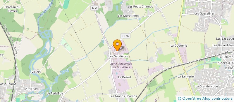 localisation de l'entreprise L'AURA DU BOIS  METTRAY