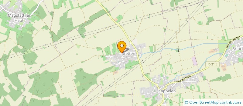 localisation de l'entreprise L'AURELAND  STETTEN