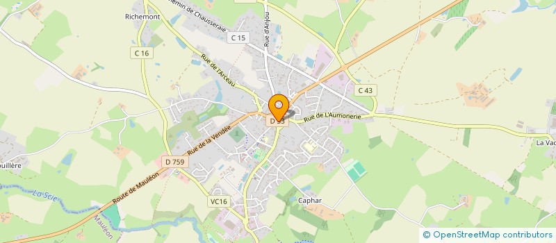 localisation de l'entreprise L'AURELIENNE  NUEIL-LES-AUBIERS