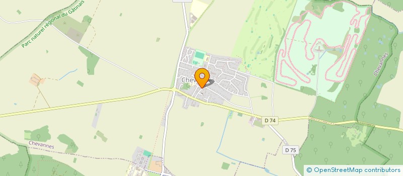 localisation de l'entreprise L'AURELINE  CHEVANNES