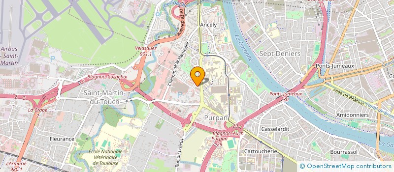 localisation de l'entreprise L'AURIC  FLOURENS