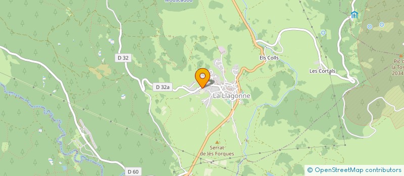 localisation de l'entreprise L'AURILOU  LA LLAGONNE