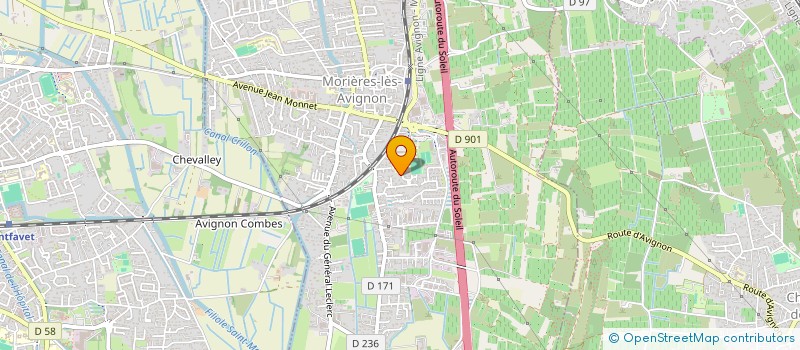 localisation de l'entreprise L'AUROFOU  MORIERES-LES-AVIGNON