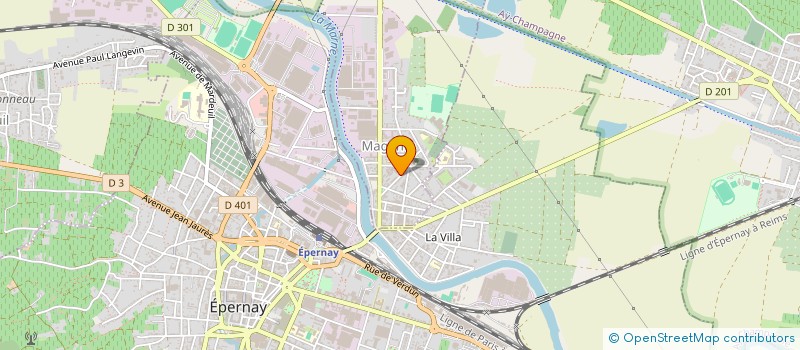 localisation de l'entreprise L AURORE  MAGENTA