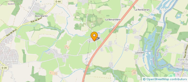 localisation de l'entreprise L'AURORE  BRUZ