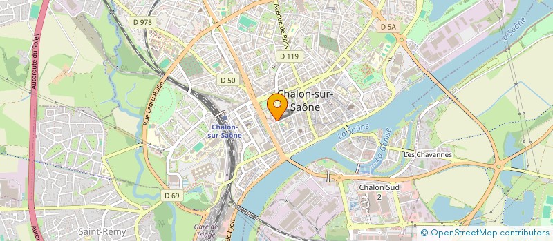 localisation de l'entreprise L'AURORE à CHALON-SUR-SAONE