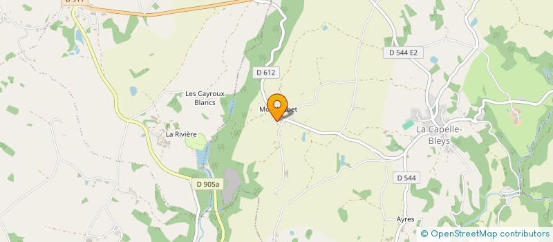 localisation de l'entreprise L'AURORE à LA CAPELLE-BLEYS