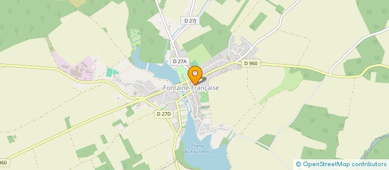 localisation de l'entreprise L'AURORE  FONTAINE-FRANCAISE