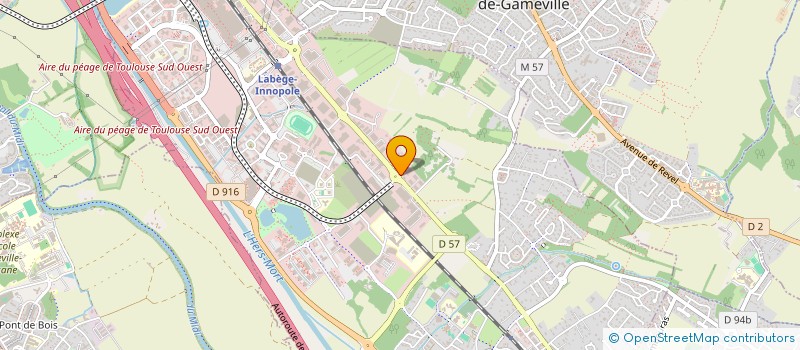 localisation de l'entreprise L'AUTAN  LABEGE