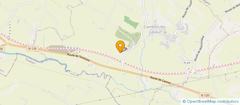 localisation de l'entreprise L'AUTAN PATINE  CUQ-TOULZA