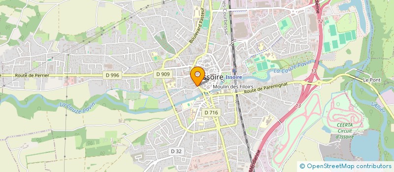 localisation de l'entreprise L'AUTENTICO DE GAELLE  ISSOIRE