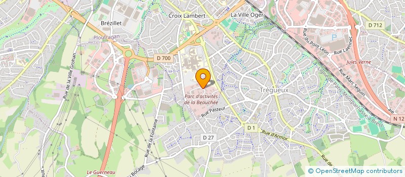 localisation de l'entreprise L'AUTHENTEAM  SAINT-BRIEUC