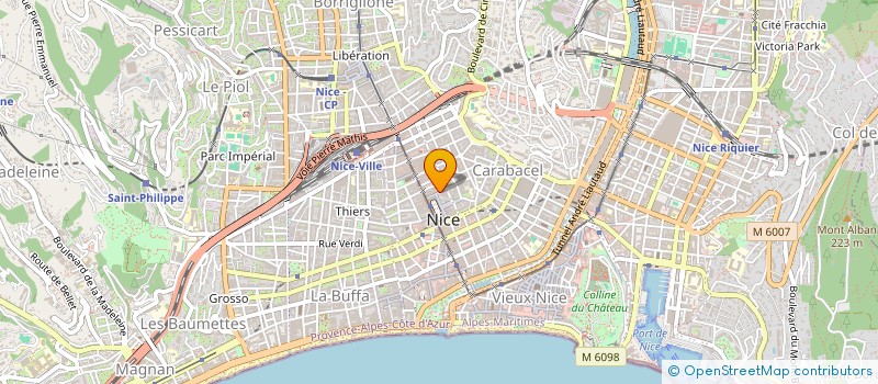localisation de l'entreprise L'AUTHENTIC  NICE