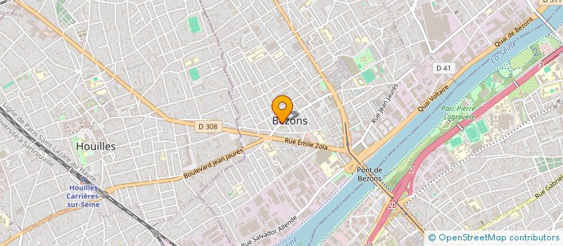 localisation de l'entreprise L'AUTHENTIC à BEZONS