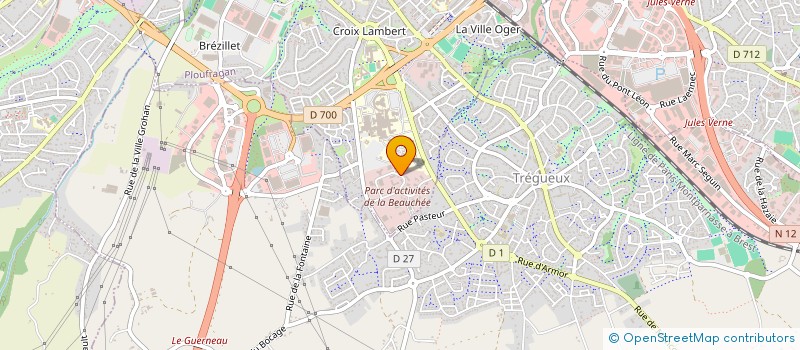 localisation de l'entreprise L'AUTHENTIK à SAINT-BRIEUC