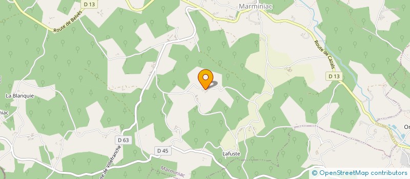 localisation de l'entreprise L AUTHENTIQUE à MARMINIAC