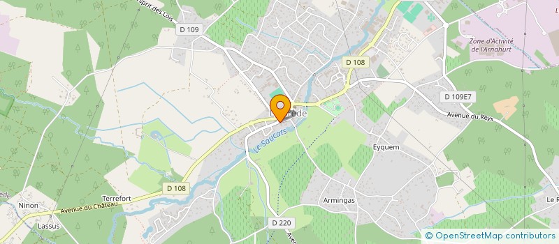 localisation de l'entreprise L'AUTHENTIQUE à LA BREDE