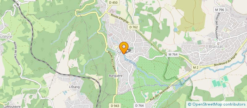 localisation de l'entreprise L'AUTHENTIQUE  BLANZAT