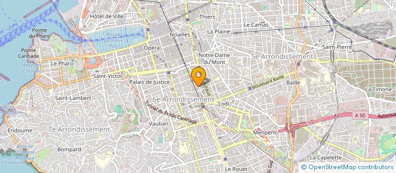 localisation de l'entreprise L'AUTHENTIQUE à MARSEILLE