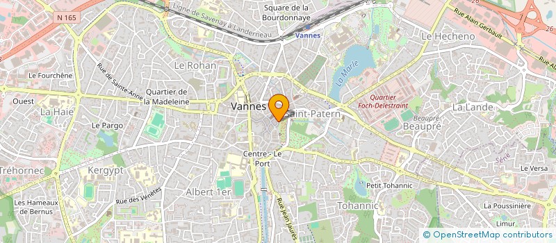 localisation de l'entreprise L'AUTHENTIQUE à VANNES