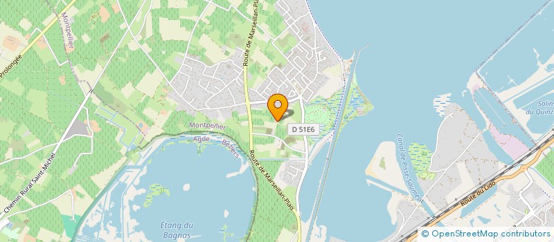 localisation de l'entreprise L'AUTHENTIQUE à MARSEILLAN