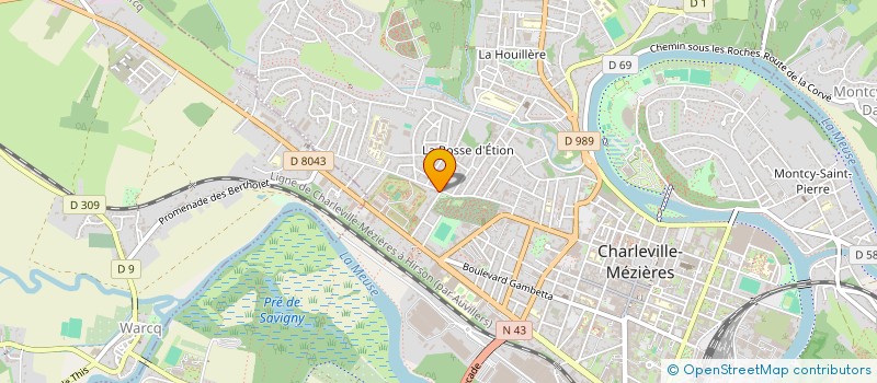 localisation de l'entreprise L'AUTHENTIQUE  CHARLEVILLE-MEZIERES