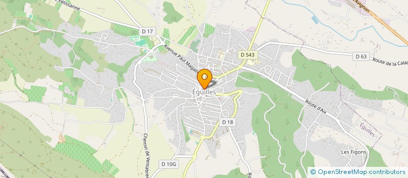 localisation de l'entreprise L'AUTHENTIQUE PAINS ET DOUCEURS  EGUILLES