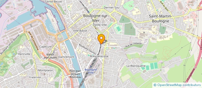 localisation de l'entreprise L AUTO DU PRO à BOULOGNE-SUR-MER