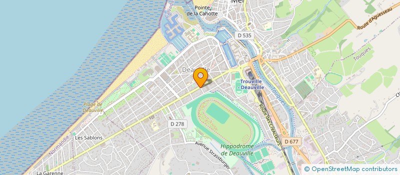 localisation de l'entreprise L'AUTO-ECOLE à DEAUVILLE
