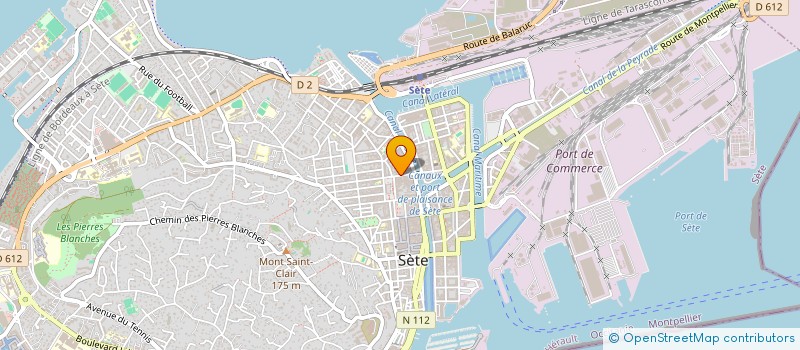 localisation de l'entreprise L'AUTO ECOLE DE LA POSTE à SETE