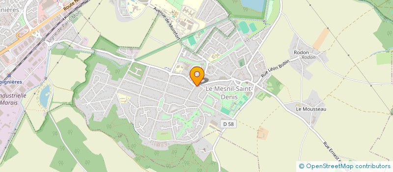 localisation de l'entreprise L'AUTO RACING TEAM - L'A.R.T  LE MESNIL-SAINT-DENIS