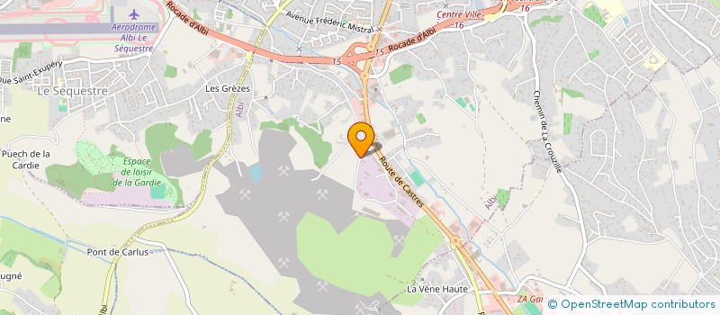 localisation de l'entreprise L'AUTODIDACTE à ALBI