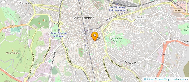 localisation de l'entreprise L AUTOMNE A PEKIN  SAINT-ETIENNE