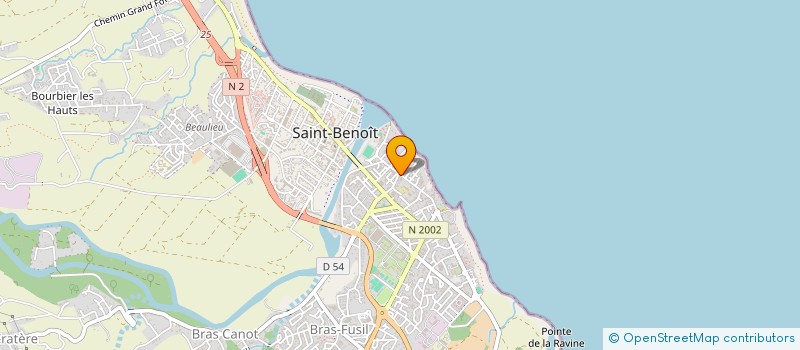 localisation de l'entreprise L'AUTOMOBILE DE L'EST à SAINT-BENOIT