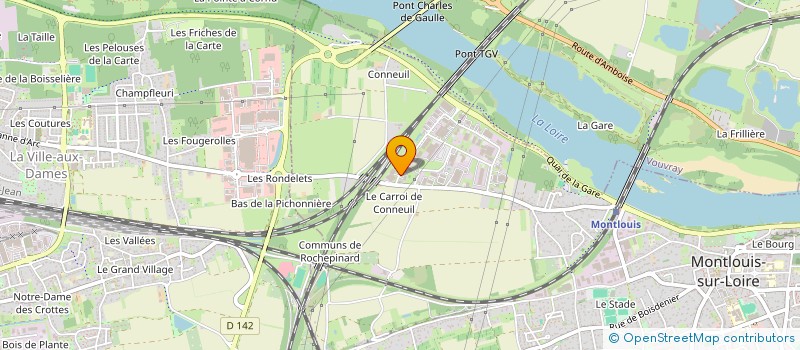 localisation de l'entreprise L'AUTOMOBILE TOURANGELLE  PARCAY-MESLAY