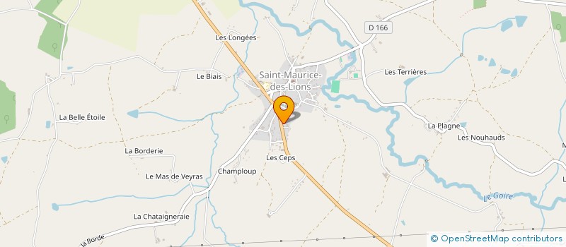 localisation de l'entreprise L'AUTOPOMPE à SAINT-MAURICE-DES-LIONS