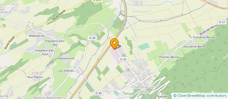 localisation de l'entreprise L'AUTOTRAD à CHAMOUSSET