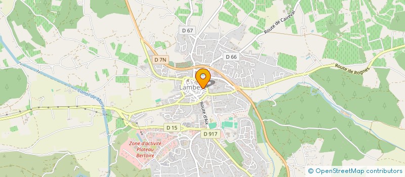 localisation de l'entreprise L'AUTRE à LAMBESC